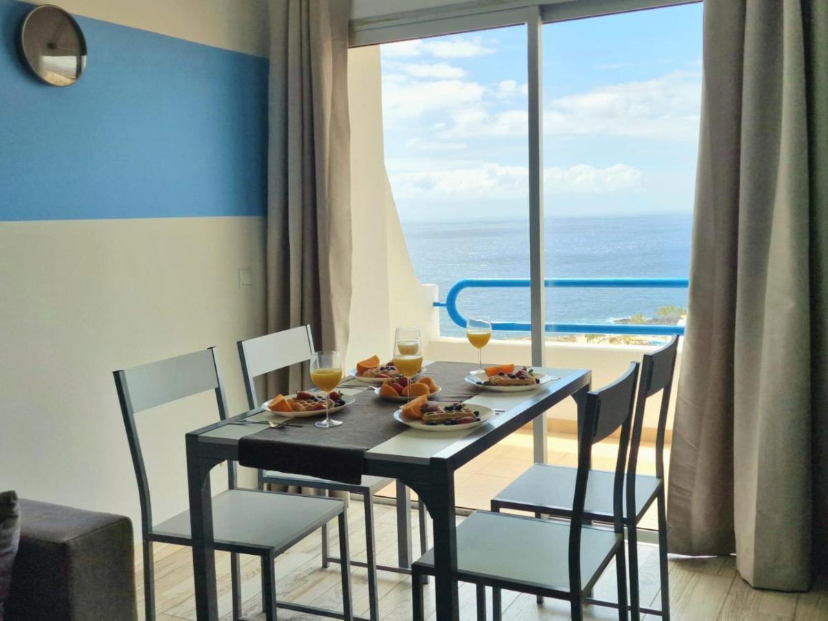 Lovely Blue Studio With Ocean View And Pool, Paraiso 918 Costa Adeje  ภายนอก รูปภาพ