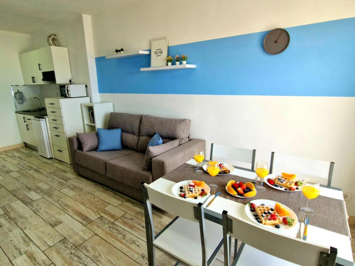 Lovely Blue Studio With Ocean View And Pool, Paraiso 918 Costa Adeje  ภายนอก รูปภาพ