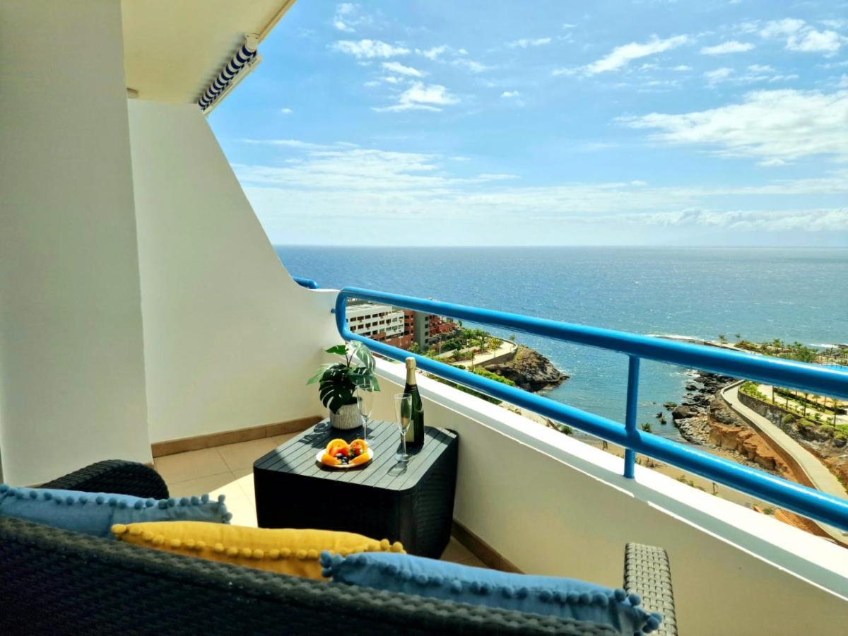 Lovely Blue Studio With Ocean View And Pool, Paraiso 918 Costa Adeje  ภายนอก รูปภาพ